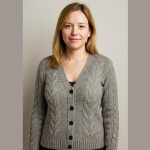 Wild Fable gray button down sweater, size XS